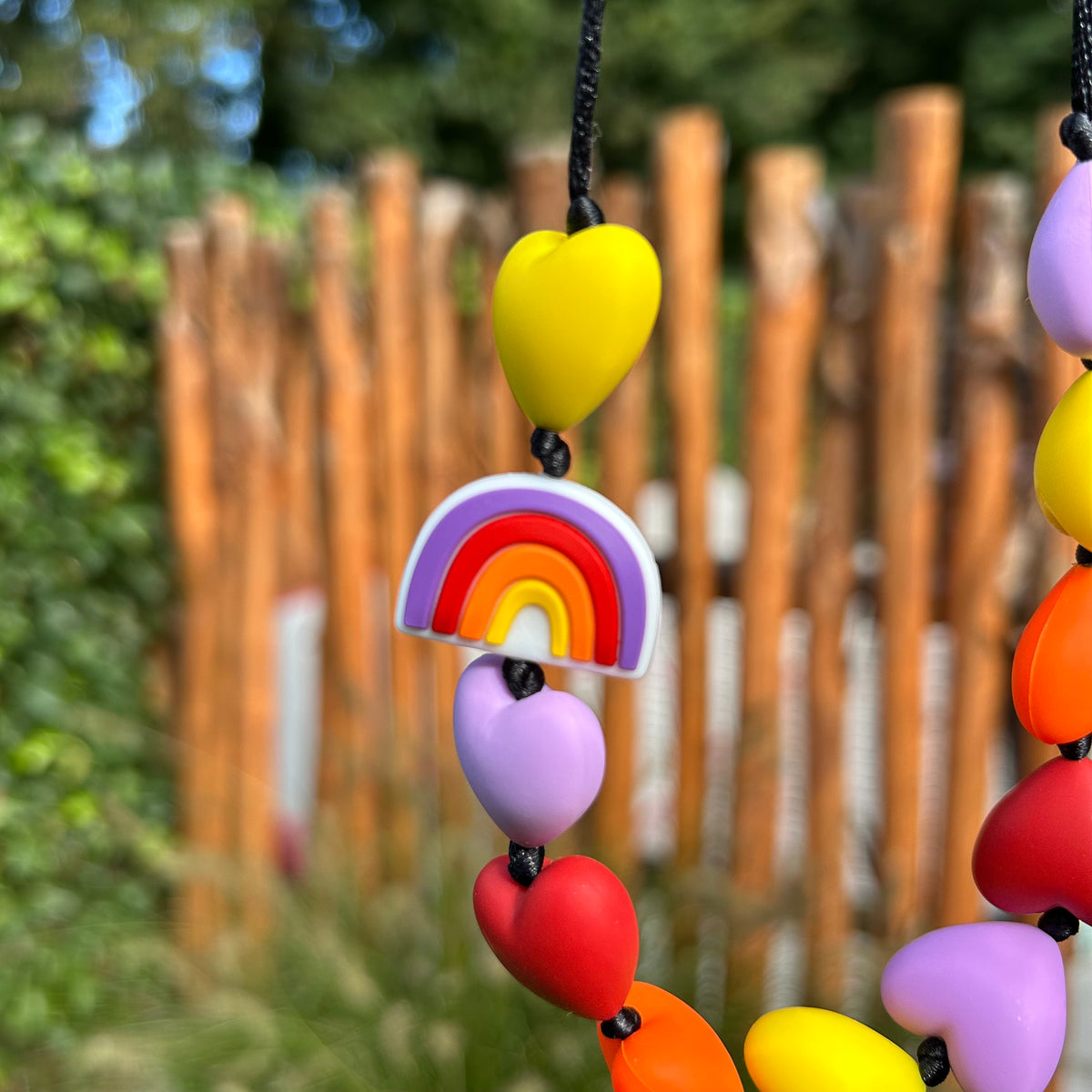 Hartjesketting Mirjam - Regenboog