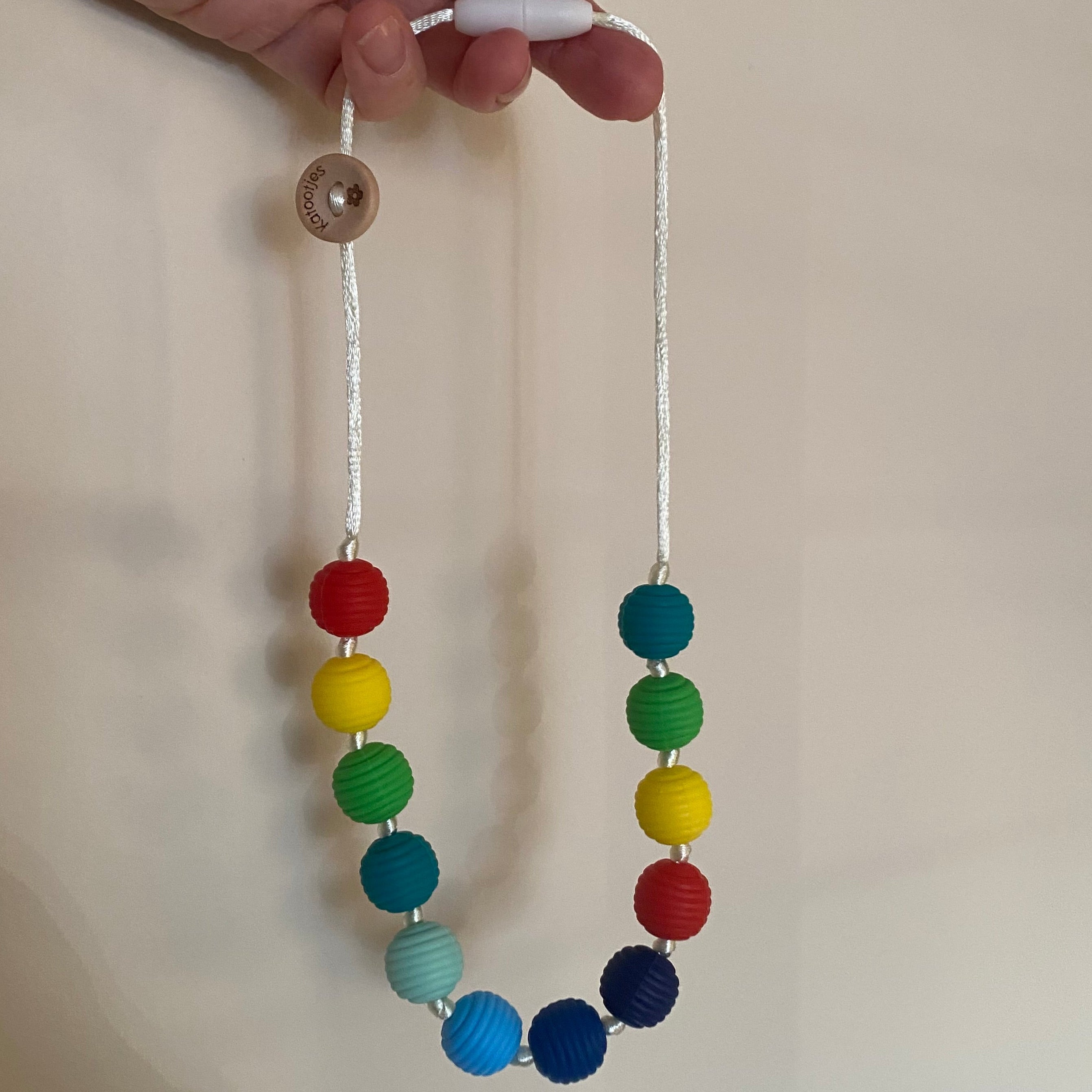 Ribbelkralenketting Robin