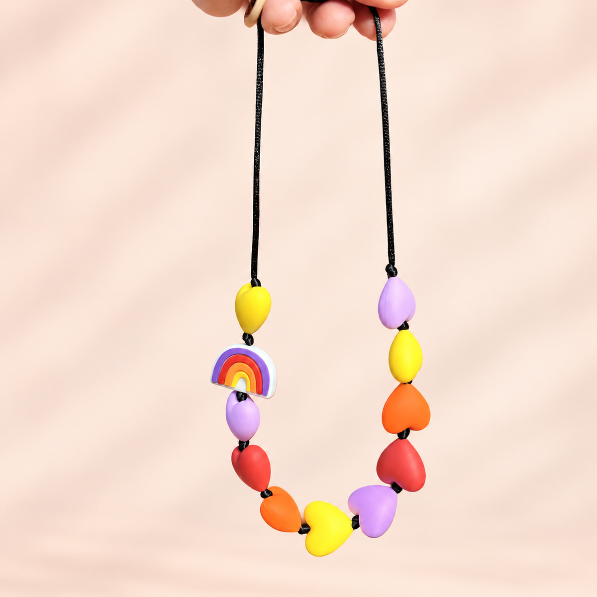 Hartjesketting Mirjam - Regenboog