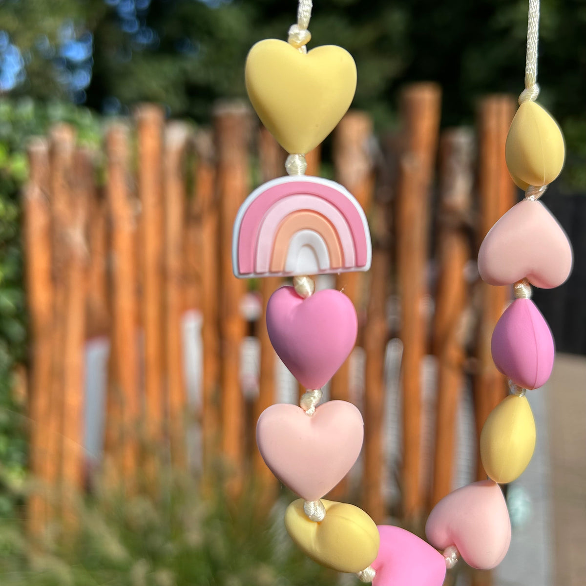 Hartjesketting Saskia - Regenboog